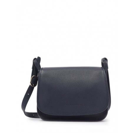 Sac bandoulière M Le Foulonné cuir LONGCHAMP Navy