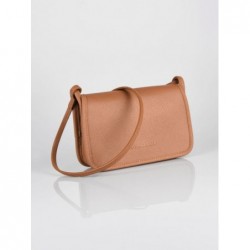 Sac bandoulière mini Le Foulonné cuir LONGCHAMP Caramel