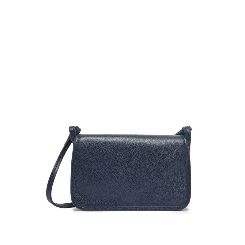 Sac bandoulière mini Le Foulonné cuir LONGCHAMP Navy