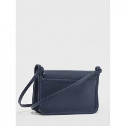 Sac bandoulière mini Le Foulonné cuir LONGCHAMP Navy