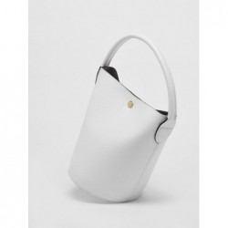 Sac seau Épure cuir LONGCHAMP Blanc