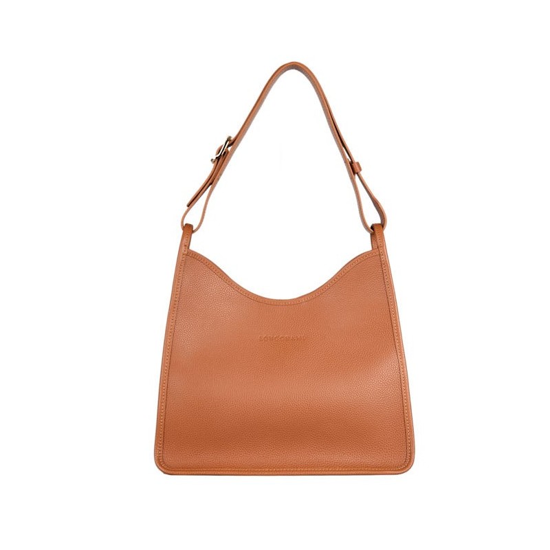 Sac porté épaule Le Foulonné cuir LONGCHAMP Caramel