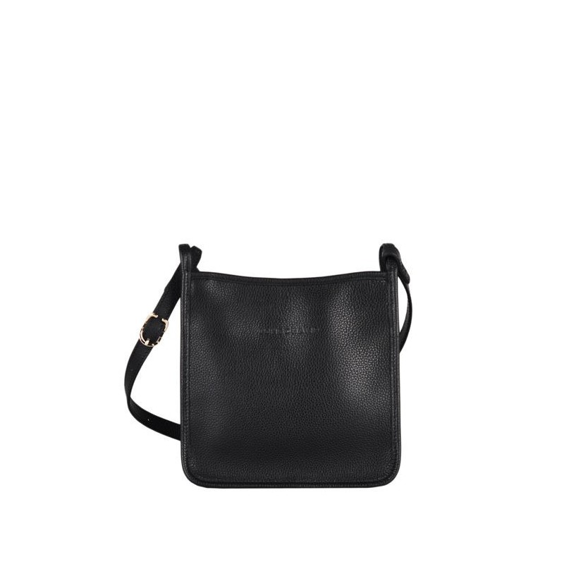 Sac porté travers zippé S Le Foulonné cuir LONGCHAMP Noir