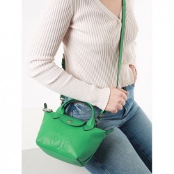 Sac à main XS Longchamp x Robert Indiana LONGCHAMP Vert