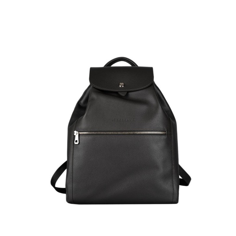 Sac à dos femme Le Foulonné cuir LONGCHAMP Noir