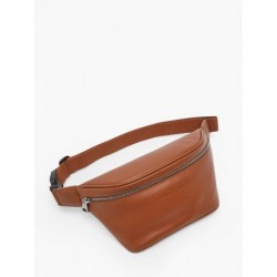 Sac banane Le Foulonné cuir LONGCHAMP Caramel