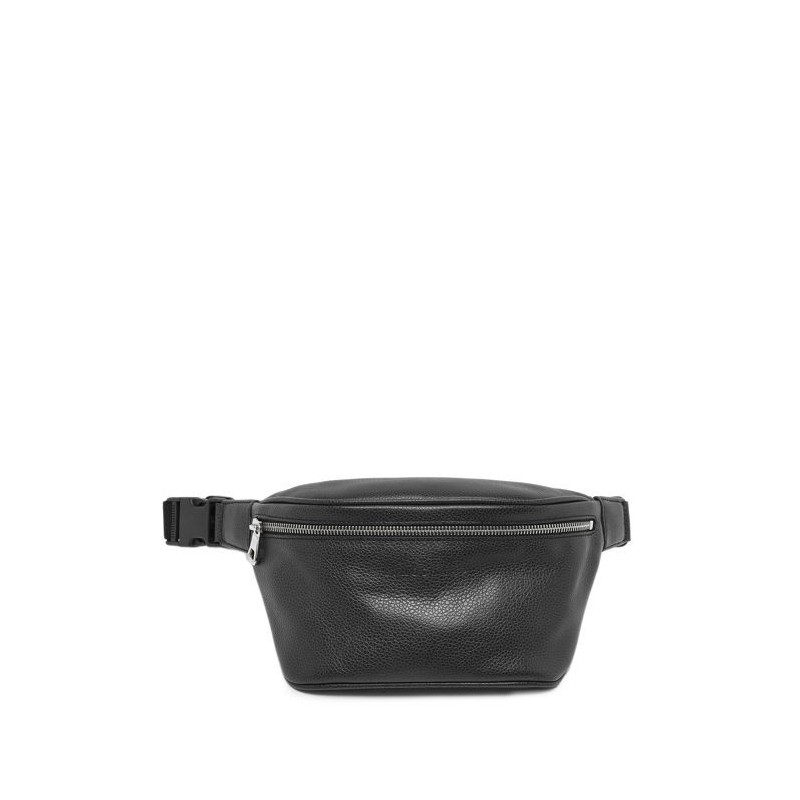 Sac banane Le Foulonné cuir LONGCHAMP Noir