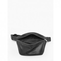 Sac banane Le Foulonné cuir LONGCHAMP Noir