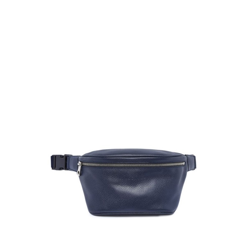 Sac banane Le Foulonné cuir LONGCHAMP Navy