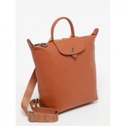 Sac à dos femme Le Pliage Xtra cuir LONGCHAMP Cognac