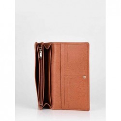 PORTE MONNAIE cuir le foulonné LONGCHAMP Caramel