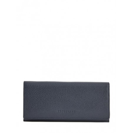 PORTE MONNAIE cuir le foulonné LONGCHAMP Navy