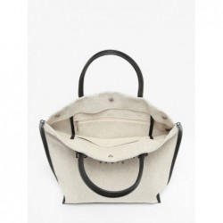 Sac cabas M Essential en toile LONGCHAMP Ecru