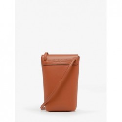 Étui téléphone Le Pliage Xtra cuir LONGCHAMP Cognac