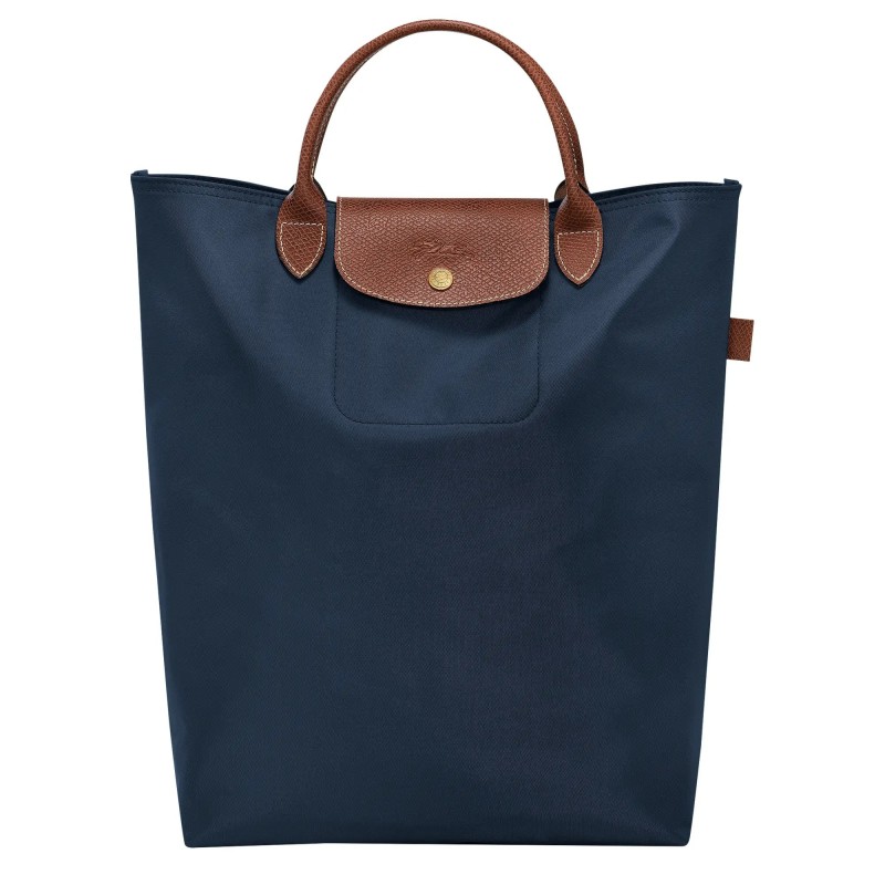 Longchamp Sac cabas porté main M Le Pliage Original Marine