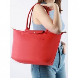 Sac porté épaule L Le Pliage Green LONGCHAMP Tomate