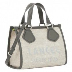 Lancel
Petit sac Summer Tote S toile et cuir Naturel Ombre