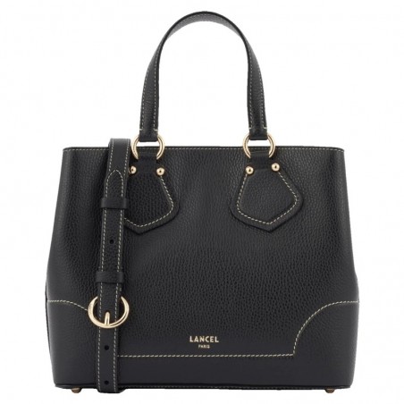 Lancel Petit sac à main Néo Izy S en cuir grainé Noir