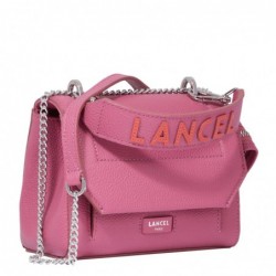 Lancel
Sac rabat M Ninon en cuir grainé et lisse Cerise/Citrouille