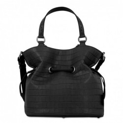 Lancel
Sac seau M Premier Flirt façon croco Noir