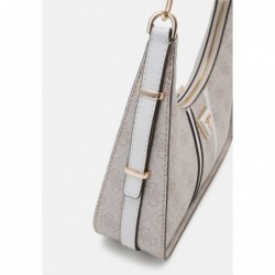 Guess NOREEN TOP ZIP SHOULDER BAG Sac à main dove logo