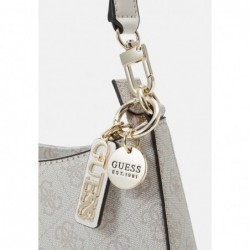 Guess NOELLE TOP ZIP SHOULDER BAG Sac à main dove