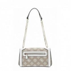 Guess LORALEE CONVERTIBLE FLAP Sac à main white