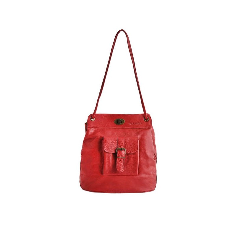 Sac Le1950 Vintage PAUL MARIUS Rouge