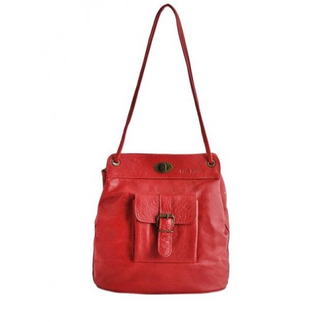 Sac Le1950 Vintage PAUL MARIUS Rouge