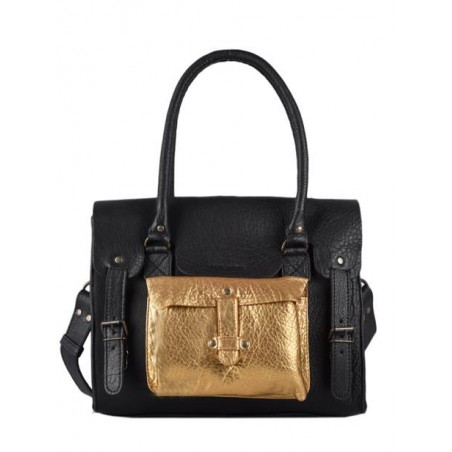 Sac LeRive Gauche M cuir PAUL MARIUS Noir