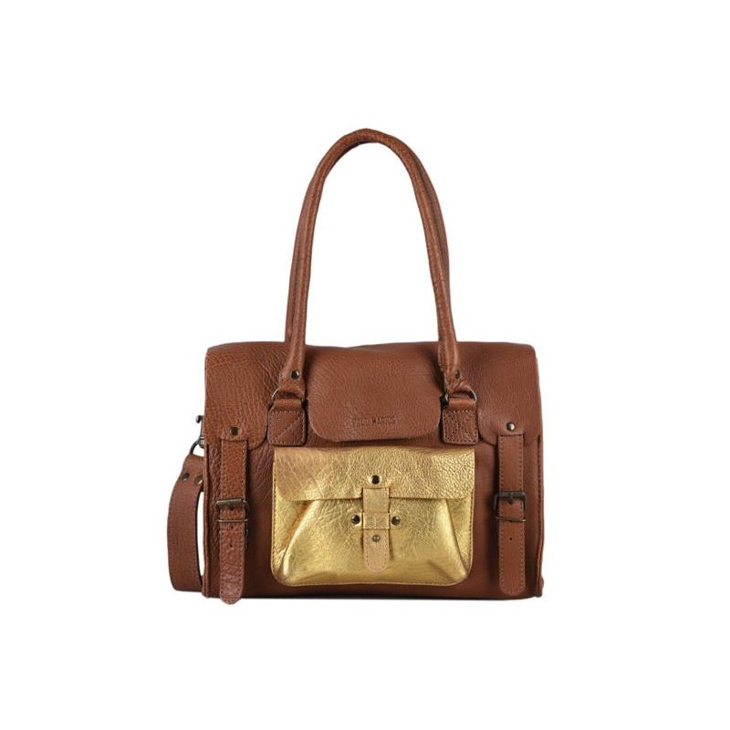 Sac LeRive Gauche M cuir PAUL MARIUS Naturel