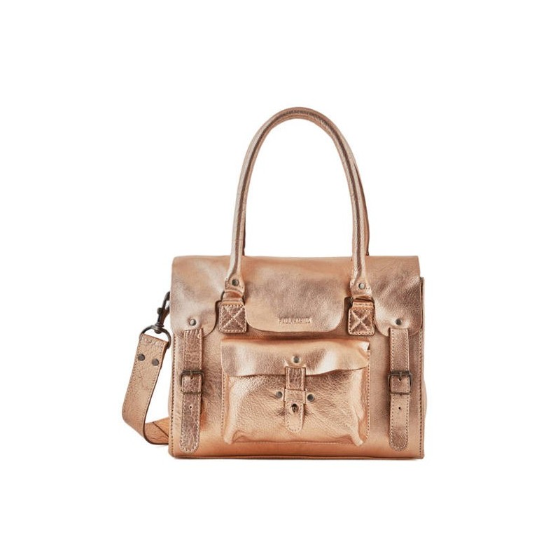 Sac LeRive Gauche M cuir PAUL MARIUS Or rose