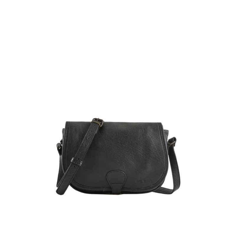 Sac LeVagabond cuir PAUL MARIUS Noir