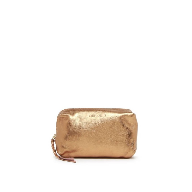 Trousse cuir PAUL MARIUS Bronze