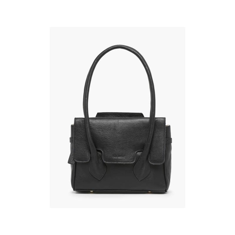 Sac porté épaule Colette S Art Déco cuir PAUL MARIUS Noir