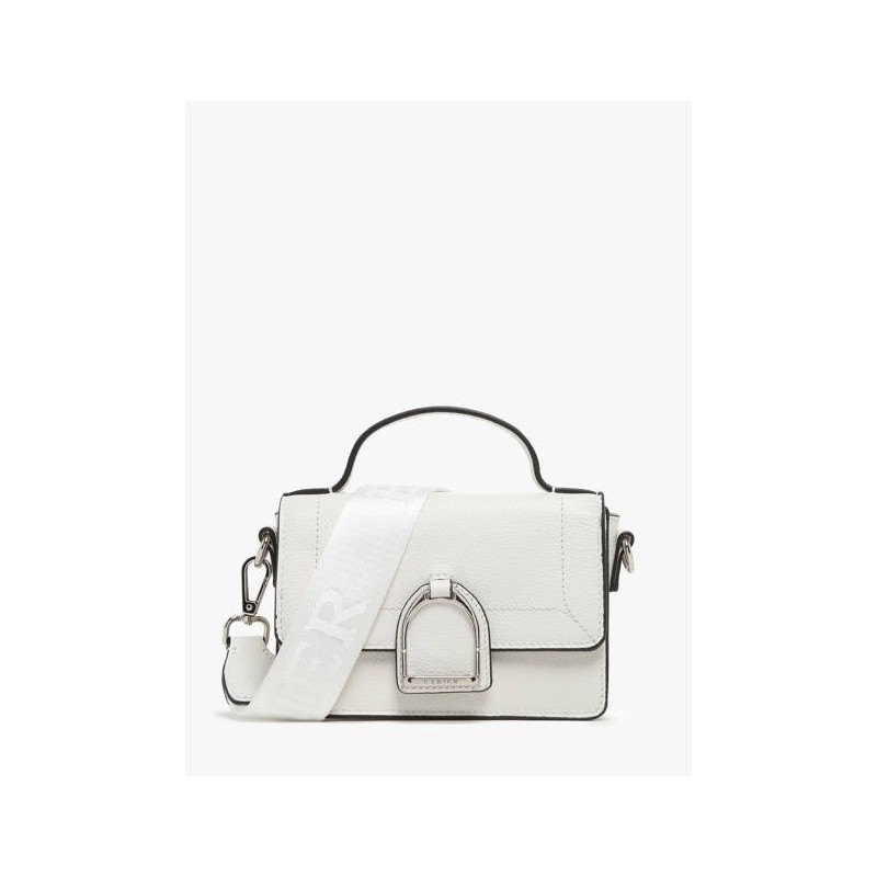 Sac bandoulière XS Altesse cuir ETRIER Blanc