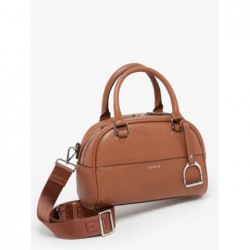 Sac bowling S Altesse cuir ETRIER Camel