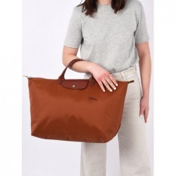 Sac de voyage S Le Pliage Green LONGCHAMP Cognac