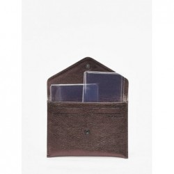 Porte-papiers Etincelle cuir ETRIER Bronze