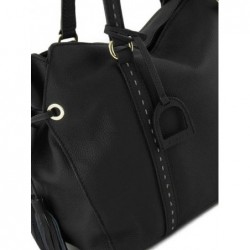 Sac shopping Tradition cuir ETRIER Noir