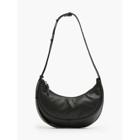 Sac bandoulière S Sosoomao cuir ETRIER Noir