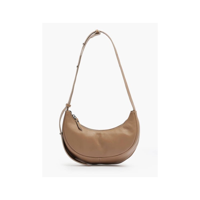 Sac bandoulière S Sosoomao cuir ETRIER Beige