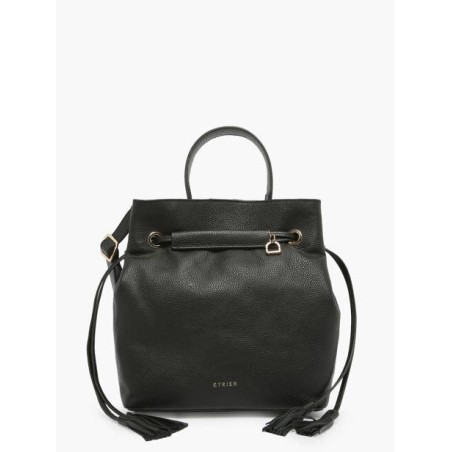 Sac bourse M Tradition cuir ETRIER Noir