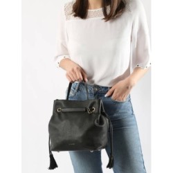 Sac bourse M Tradition cuir ETRIER Noir