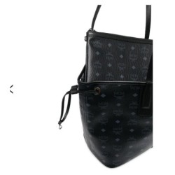 MCM sac cabas à motif monogrammé noir