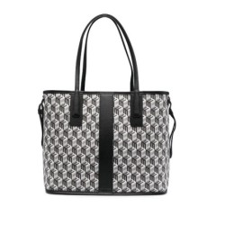 MCM sac cabas à motif monogrammé noir