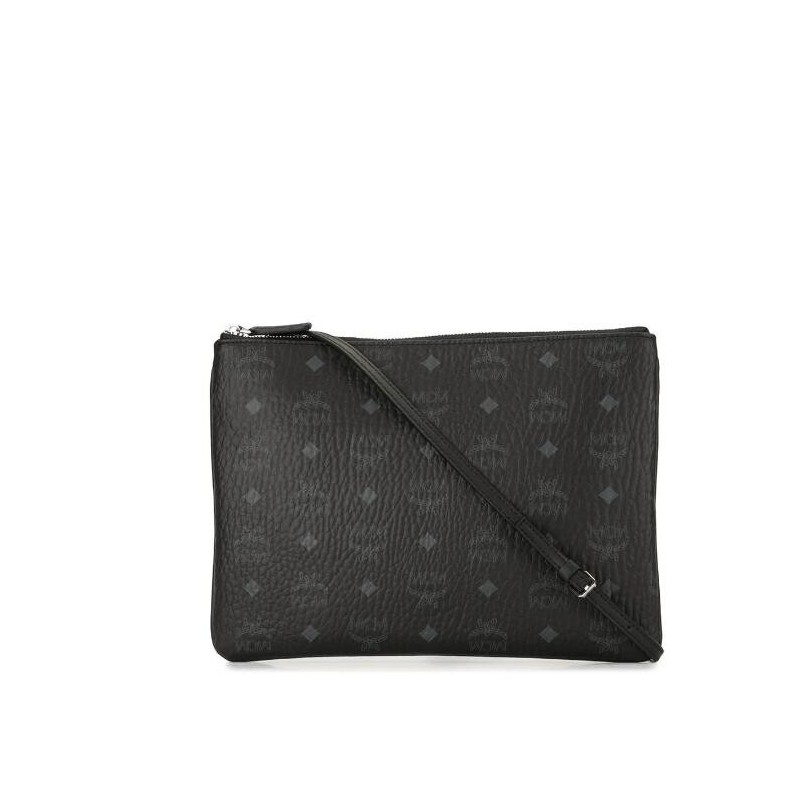 MCM sac à bandoulière Visetos noir