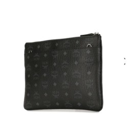 MCM sac à bandoulière Visetos noir