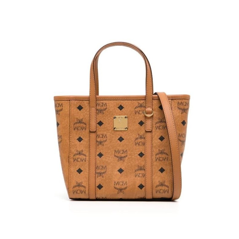 MCM mini sac cabas Toni à logo imprimé