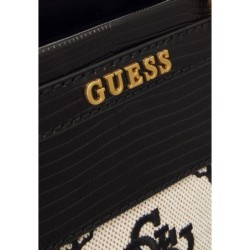 Guess SESTRI LUXURY SATCHEL Sac à main natural black